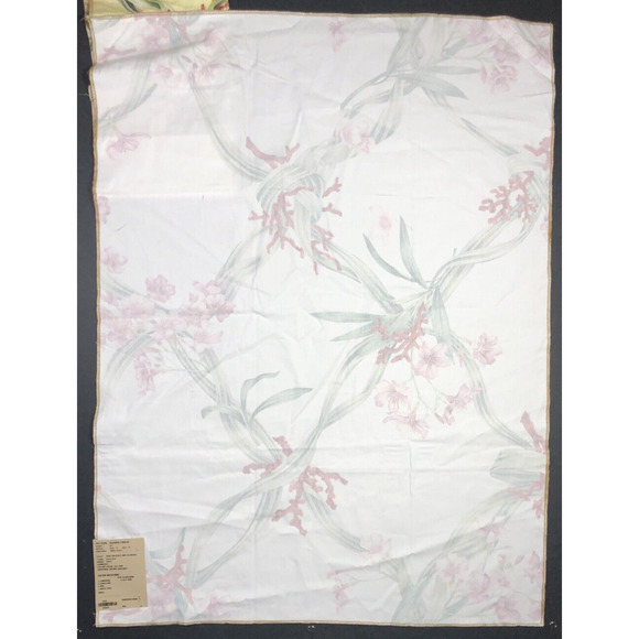 Seaside Frolic Fabric Beacon Hill in Pink Lily Remnant Rare Discontinued - Picture 5 of 12